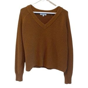Madewell Women's SHORTIE BOX SWEATER V NECK
